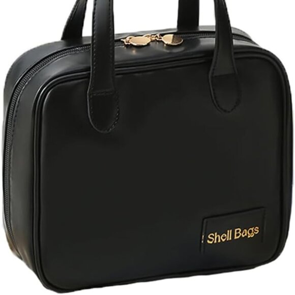 Waterproof Makeup Cosmetic Bag Women‎ Black - Picture 1 of 7
